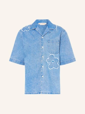 Marni Koszula Jeansowa Comfort Fit blau NIEBIESKI