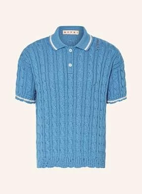 Marni Koszulka Polo Z Dzianiny blau