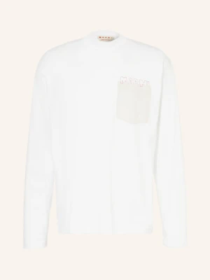 Marni Koszulka Z Długim Rękawem weiss