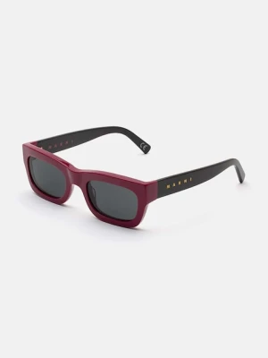 Marni okulary przeciwsłoneczne Kawasan Falls Bordeau kolor bordowy EYMRN00019.004.KFK