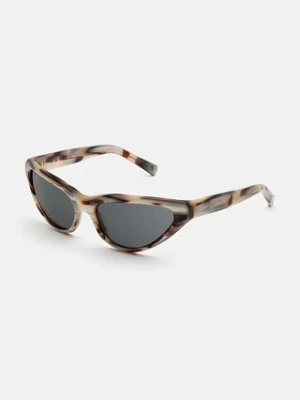 Marni okulary przeciwsłoneczne Mavericks Starshell kolor beżowy EYMRN00043.007.0CS