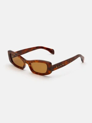 Marni okulary przeciwsłoneczne Nyama kolor brązowy EYMRN00086.003.F7X