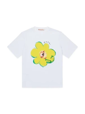 Marni t-shirt bawełniany dziecięcy MT289F T-SHIRT