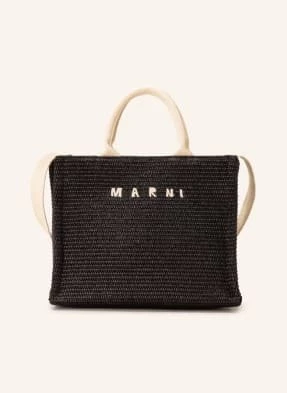 Marni Torba Shopper Basket Small schwarz