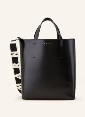 Marni Torba Shopper Museo Soft Small schwarz