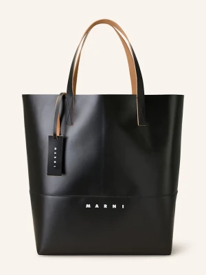 Marni Torba Shopper schwarz CZARNY