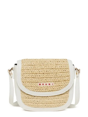 Marni torebka dziecięca MW113F RAFFIA EFFECT SMILE BAG BAGS