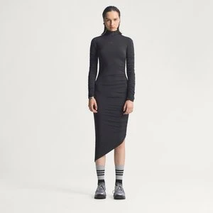 Marszczona sukienka maxi Adidas