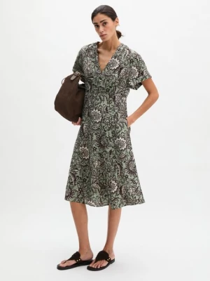 Marszczona sukienka w kształcie Marc O'Polo