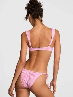 Marszczony brazylijski dół bikini z podwójnymi paskami Victoria's Secret