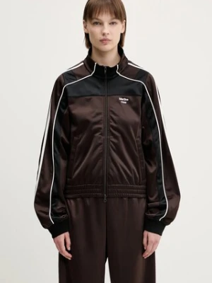 Martine Rose bluza Shrunken Track damska kolor brązowy wzorzysta 137JT12700