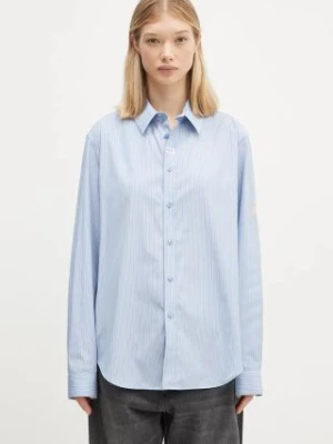 Martine Rose koszula bawełniana Classic Shirt kolor niebieski relaxed z kołnierzykiem klasycznym 401WS02509