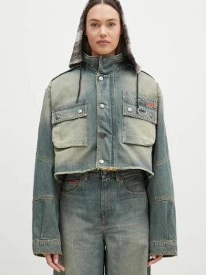 Martine Rose kurtka Cut Denim Jacket damska kolor niebieski przejściowa oversize 236WD02501