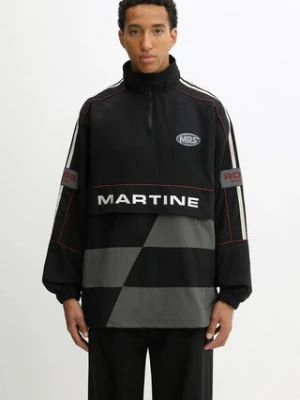Martine Rose kurtka Hockey Pullover kolor czarny przejściowa oversize 121WP01009