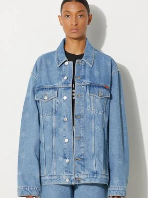 Martine Rose kurtka jeansowa Oversized Denim Jacket damska kolor niebieski przejściowa oversize 201WD05508