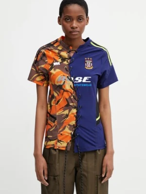 Martine Rose Lace up Football T-shirt damski