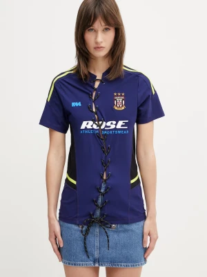Martine Rose Lace up Football T-shirt damski