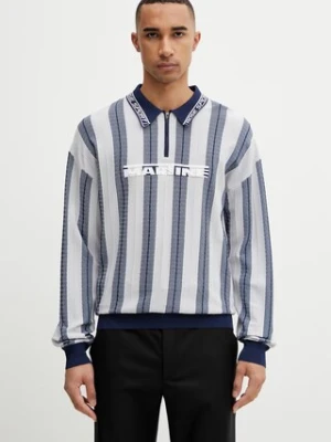 Martine Rose Logo polo męskie z wiskozy