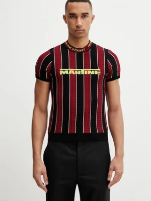 Martine Rose Logo T-shirt męski z wiskozą