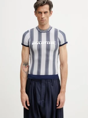 Martine Rose Logo T-shirt z wiskozy męski