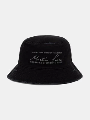 Martine Rose Signature kapelusz bucket bawełniany