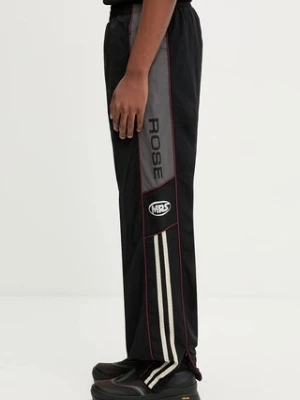 Martine Rose spodnie dresowe Hockey Trackpant męskie kolor czarny z nadrukiem 122WP01009