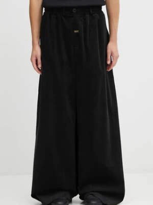 Martine Rose spodnie sztruksowe Extreme Wide Leg Tailored męskie kolor czarny proste 853WP21001