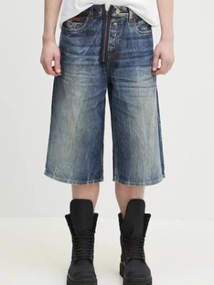 Martine Rose szorty jeansowe Zip Jean