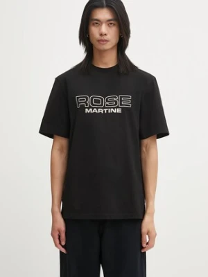 Martine Rose t-shirt bawełniany Classic kolor czarny wzorzysty 603JE01001CW