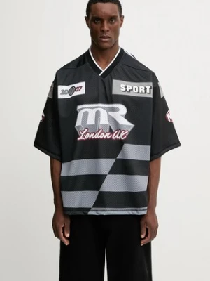 Martine Rose t-shirt Oversized Hockey Top kolor czarny wzorzysty 129JT10009