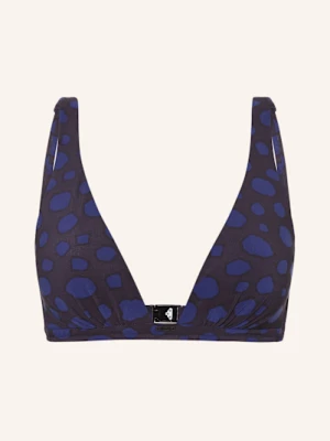 Maryan Mehlhorn Góra Od Bikini Bralette Blue Dots schwarz