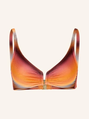 Maryan Mehlhorn Góra Od Bikini Bralette Sundrenched Z Brokatową Przędzą orange