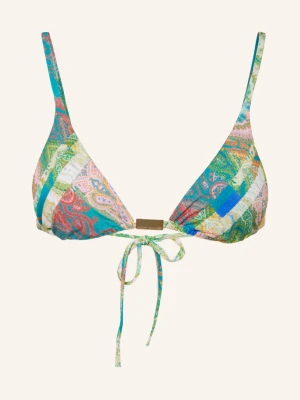 Maryan Mehlhorn Góra Od Bikini Trójkątnego Jacquard blau beżowy