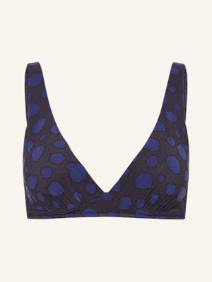 Maryan Mehlhorn Góra Od Bikini Z Fiszbinami Blue Dots schwarz