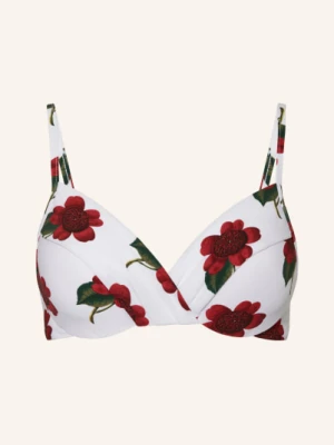Maryan Mehlhorn Góra Od Bikini Z Fiszbinami The Bloom weiss