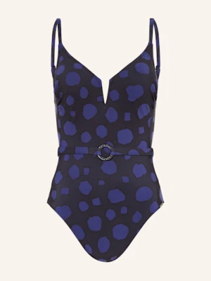 Maryan Mehlhorn Strój Kąpielowy Blue Dots schwarz