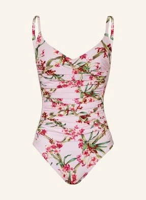 Maryan Mehlhorn Strój Kąpielowy Z Fiszbinami Botanique pink