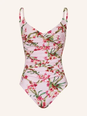 Maryan Mehlhorn Strój Kąpielowy Z Fiszbinami Botanique pink