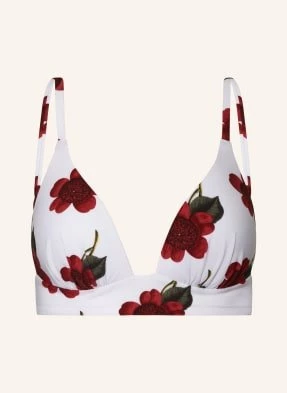 Maryan Mehlhorn Góra Od Bikini Bralette The Bloom weiss