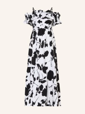 Maryan Mehlhorn Sukienka Plażowa Florascape Z Falbanami schwarz