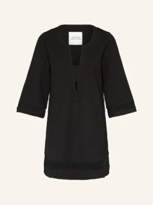 Maryan Mehlhorn Sukienka Plażowa Z Rękawami 3/4 schwarz