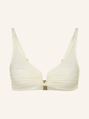 Maryan Mehlhorn Góra Od Bikini Bralette Souflèe weiss ECRU
