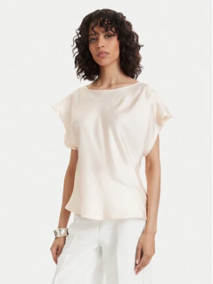 Maryley Bluzka 26EB013/31SA Beżowy jasny Regular Fit