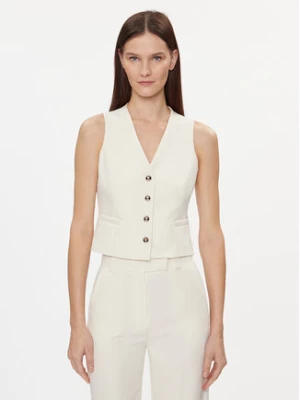 Maryley Kamizelka garniturowa 24EB128/43VA Beżowy Regular Fit