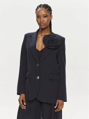Maryley Marynarka 24EB202 / 43BL Granatowy Regular Fit