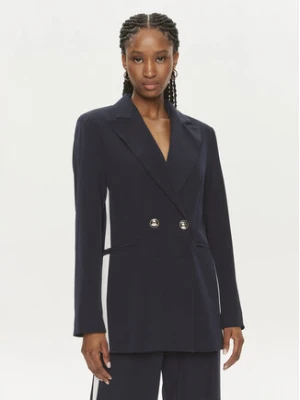 Maryley Marynarka 24EB212/04BL Granatowy Regular Fit