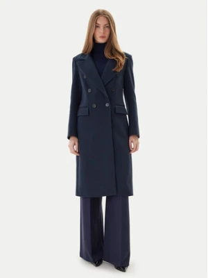 Maryley Płaszcz przejściowy 25IB807/01BL Granatowy Regular Fit