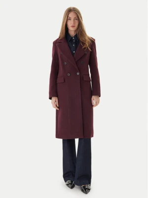 Maryley Płaszcz przejściowy MARYLEY-25IB807 / 01BU Bordowy Regular Fit