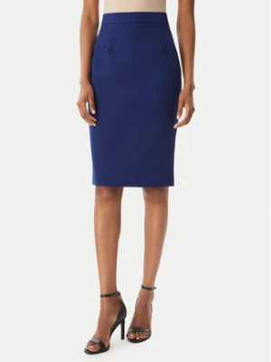 Maryley Spódnica mini 26EB710/43FR Granatowy Regular Fit