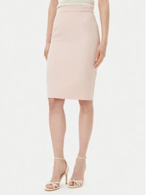 Maryley Spódnica ołówkowa 25EB701/43PY Różowy Regular Fit